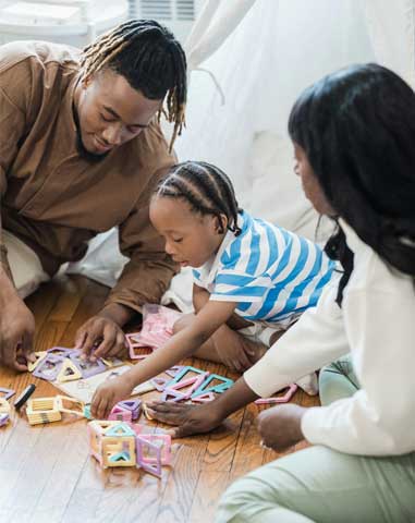 Family Playing